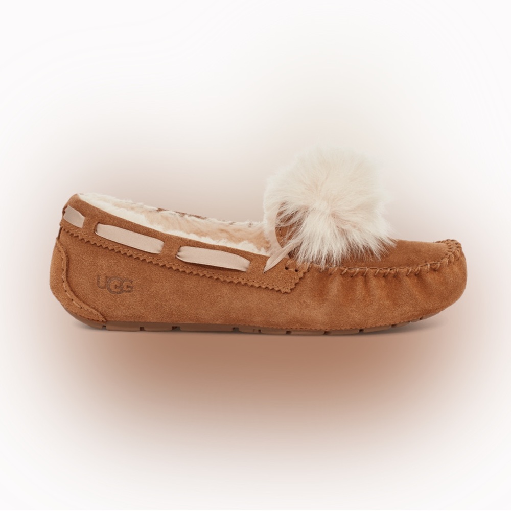 UGG🐻 Dakota Pom Pom Moccasin